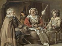 Dice Players, 1630-80-Mathieu Le Nain-Giclee Print