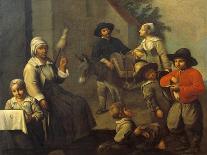 Peasants in a Tavern, 1640S-Mathieu Le Nain-Giclee Print