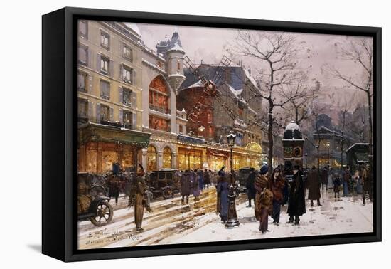 Matinee Au Moulin Rouge, Paris-Eugene Galien-Laloue-Framed Premier Image Canvas