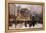 Matinee au Moulin Rouge, Paris.-Eugene Galien-Laloue-Framed Premier Image Canvas