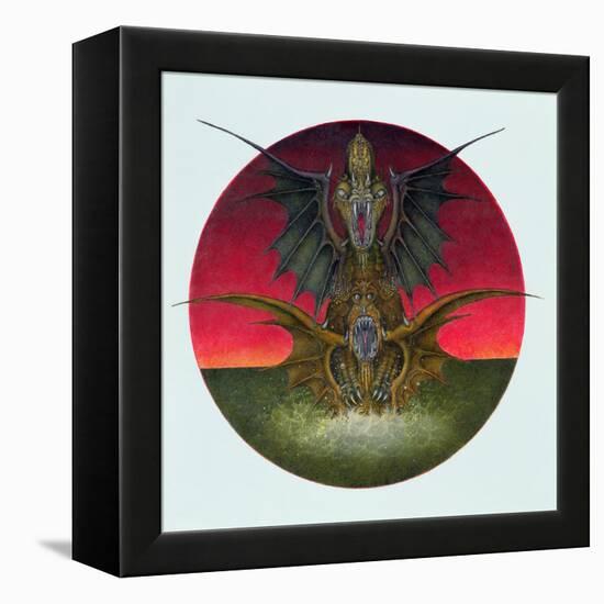 Mating Dragons, 1979-Wayne Anderson-Framed Premier Image Canvas