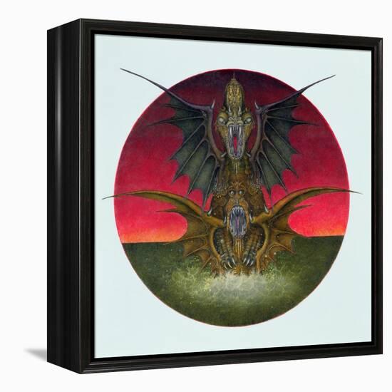 Mating Dragons, 1979-Wayne Anderson-Framed Premier Image Canvas