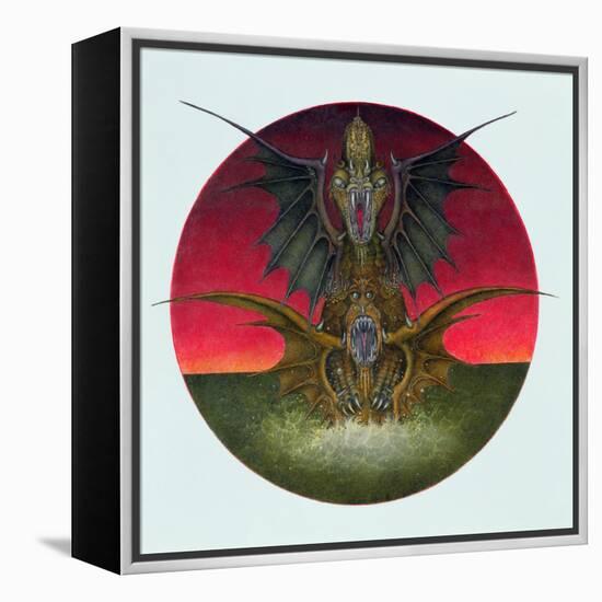 Mating Dragons, 1979-Wayne Anderson-Framed Premier Image Canvas