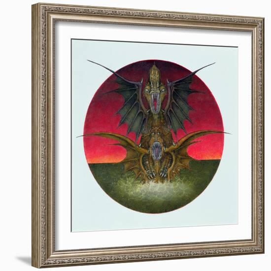 Mating Dragons, 1979-Wayne Anderson-Framed Giclee Print