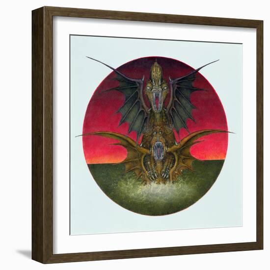 Mating Dragons, 1979-Wayne Anderson-Framed Giclee Print