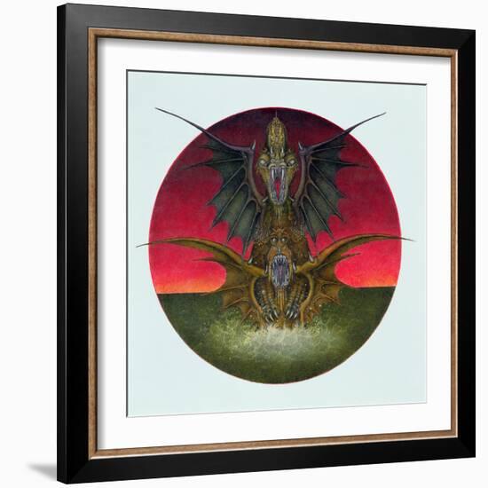 Mating Dragons, 1979-Wayne Anderson-Framed Giclee Print