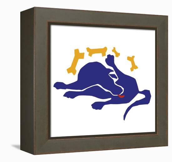 Matisse Dog-Chameleon Design, Inc.-Framed Stretched Canvas