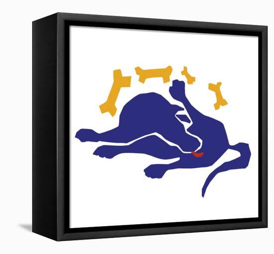 Matisse Dog-Chameleon Design, Inc.-Framed Stretched Canvas