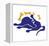 Matisse Dog-Chameleon Design, Inc.-Framed Stretched Canvas