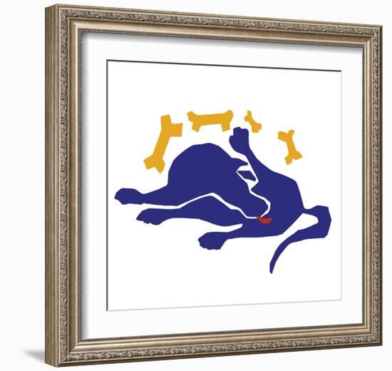 Matisse Dog-Chameleon Design, Inc.-Framed Art Print