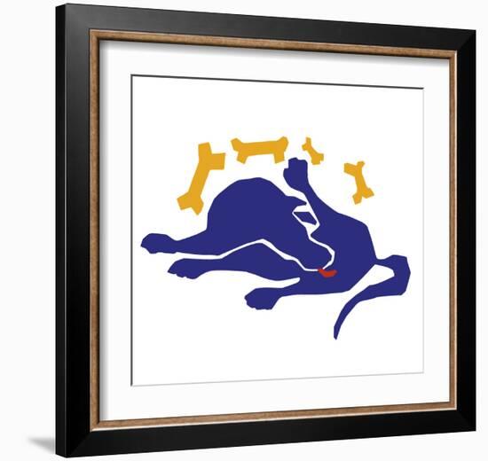 Matisse Dog-Chameleon Design, Inc.-Framed Art Print