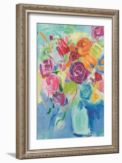 Matisse Florals Pastel Crop-Farida Zaman-Framed Art Print