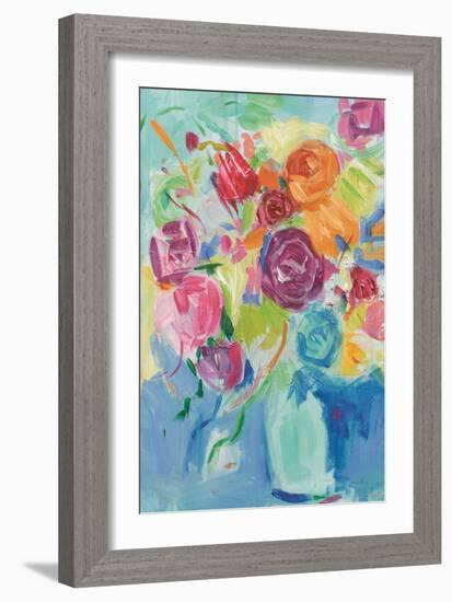 Matisse Florals Pastel Crop-Farida Zaman-Framed Art Print