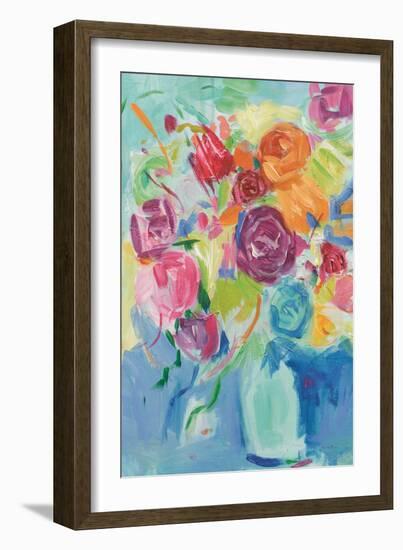 Matisse Florals Pastel Crop-Farida Zaman-Framed Art Print