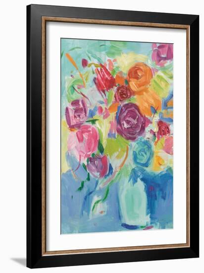 Matisse Florals Pastel Crop-Farida Zaman-Framed Art Print