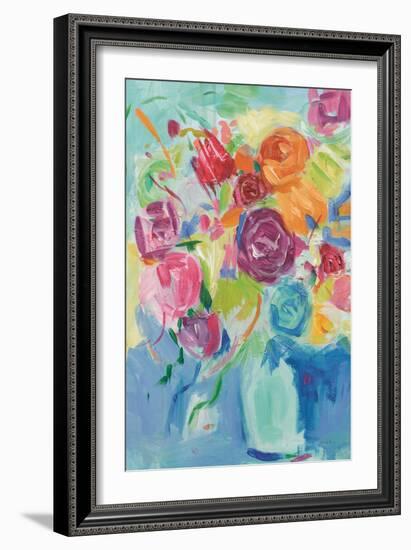 Matisse Florals Pastel Crop-Farida Zaman-Framed Art Print