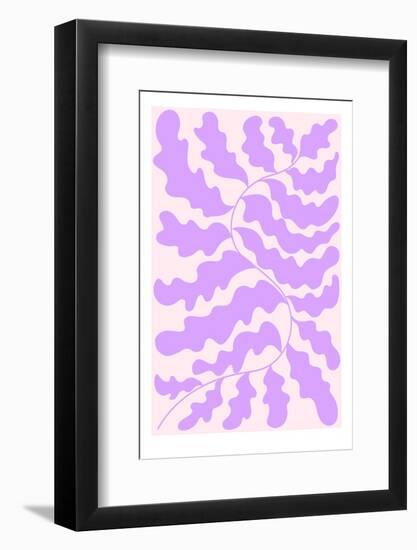 Matisse Inspired Poster. Contemporary Collage. Organic Shapes, Botanical Elements.-Lera Danilova-Framed Photographic Print