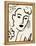 Matisse's Muse Portrait II-Victoria Barnes-Framed Stretched Canvas