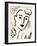 Matisse's Muse Portrait II-Victoria Barnes-Framed Art Print