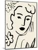 Matisse's Muse Portrait II-Victoria Barnes-Mounted Art Print