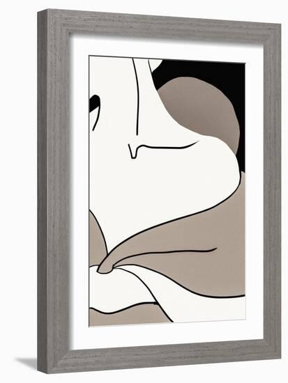 matisse_shoulder_vector_002_Black-1x Studio II-Framed Giclee Print