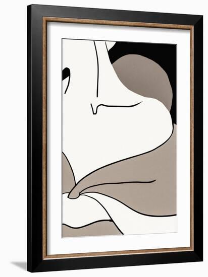 matisse_shoulder_vector_002_Black-1x Studio II-Framed Giclee Print