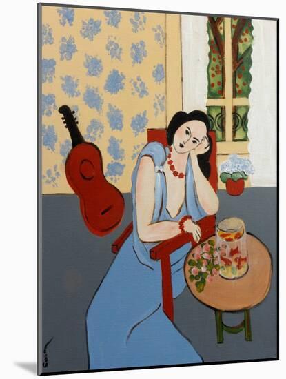 Matisse with Goldfish, 2016-Susan Adams-Mounted Giclee Print