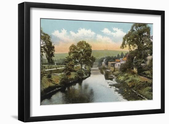 Matlock Bridge, on River Derwent-English Photographer-Framed Photographic Print