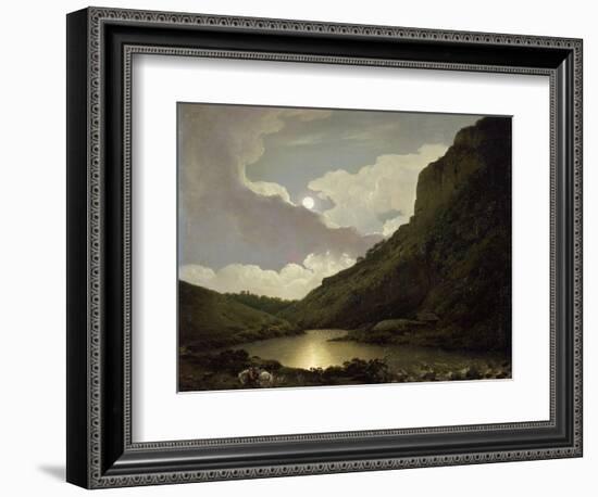 Matlock Tor by Moonlight, C.1777-80-Joseph Wright of Derby-Framed Giclee Print