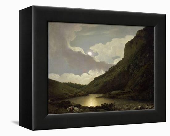 Matlock Tor by Moonlight, C.1777-80-Joseph Wright of Derby-Framed Premier Image Canvas