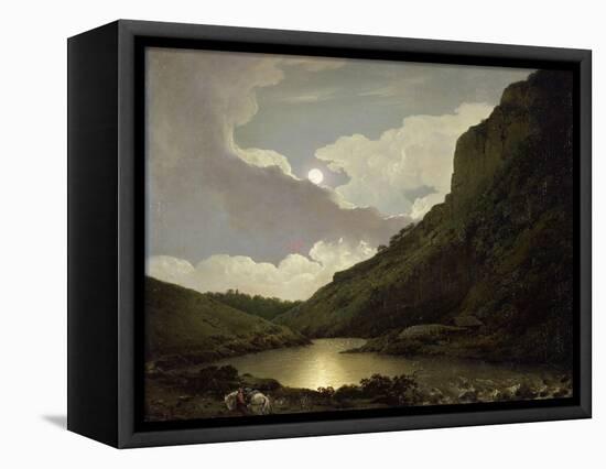 Matlock Tor by Moonlight, C.1777-80-Joseph Wright of Derby-Framed Premier Image Canvas