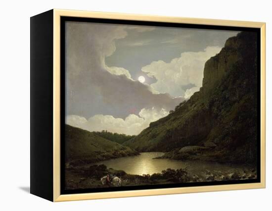 Matlock Tor by Moonlight, C.1777-80-Joseph Wright of Derby-Framed Premier Image Canvas