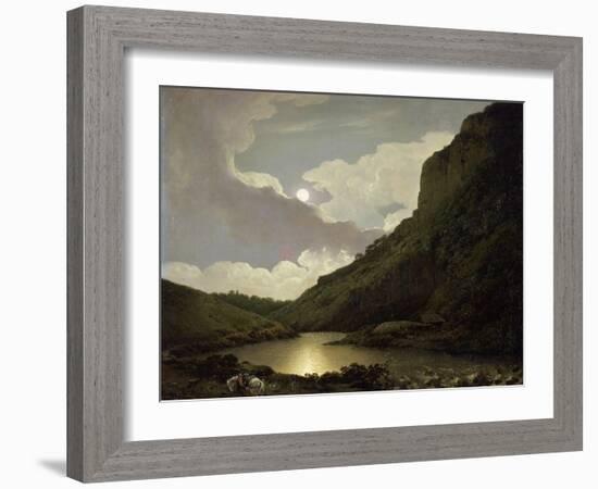 Matlock Tor by Moonlight, C.1777-80-Joseph Wright of Derby-Framed Giclee Print