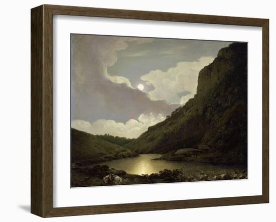 Matlock Tor by Moonlight, C.1777-80-Joseph Wright of Derby-Framed Giclee Print