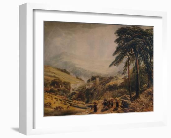 'Matlock Village: Gleaners Returning', 1849, (1935)-Peter De Wint-Framed Giclee Print