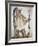 Mato-Tope, Second Chief of the Mandan People in 1833-George Catlin-Framed Giclee Print