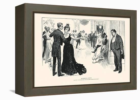 Matrimonial Misfits-Charles Dana Gibson-Framed Stretched Canvas