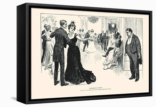 Matrimonial Misfits-Charles Dana Gibson-Framed Stretched Canvas