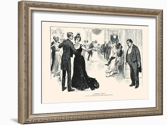 Matrimonial Misfits-Charles Dana Gibson-Framed Art Print