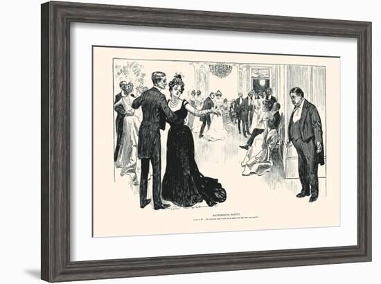 Matrimonial Misfits-Charles Dana Gibson-Framed Art Print