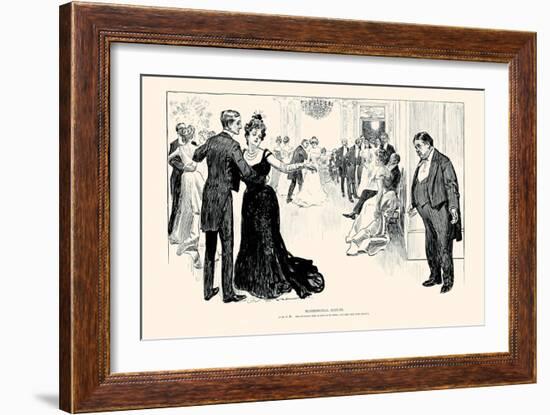 Matrimonial Misfits-Charles Dana Gibson-Framed Art Print