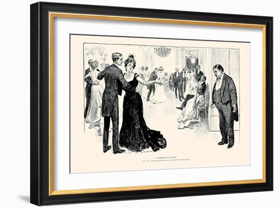 Matrimonial Misfits-Charles Dana Gibson-Framed Art Print