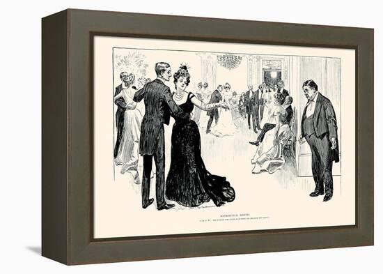 Matrimonial Misfits-Charles Dana Gibson-Framed Stretched Canvas