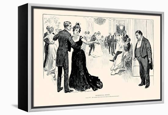 Matrimonial Misfits-Charles Dana Gibson-Framed Stretched Canvas