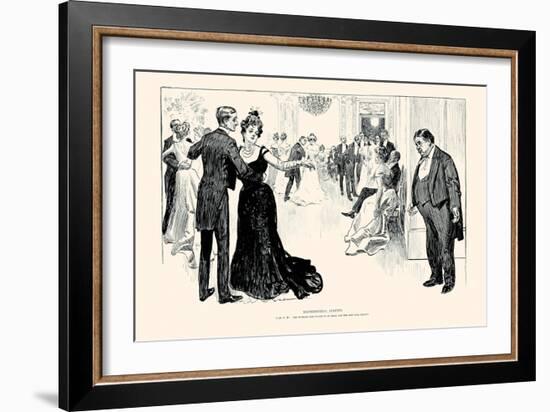 Matrimonial Misfits-Charles Dana Gibson-Framed Premium Giclee Print