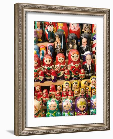 Matryoshka Nesting Dolls, Budapest, Hungary-Walter Bibikow-Framed Photographic Print