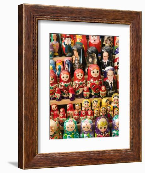 Matryoshka Nesting Dolls, Budapest, Hungary-Walter Bibikow-Framed Photographic Print