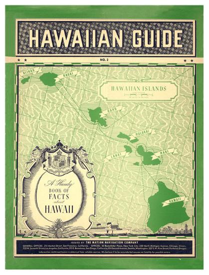 'Matson Hawaiian Guide Map' Giclee Print | Art.com