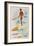 Matson Lines Travel Poster Hawaii Surfer-null-Framed Giclee Print