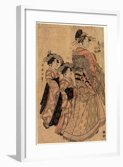 Matsubaya Uchi Somenosuke-Kitagawa Utamaro-Framed Giclee Print